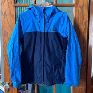 PATAGONIA Women’s Torrentshell Rain Jacket Lapiz and Navy Blue, Size Medium